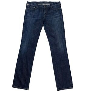 Citizen of Humanity 32 (34x33) Ava Low‎ Rise Straight Leg Jeans Blue Denim